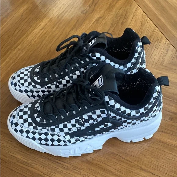 Fila Disruptor 2 Checkered Sneakers - Picture 3 of 9